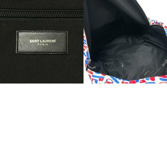Authentic SAINT LAURENT PARIS 326865 Multi total pattern Backpack-Bag